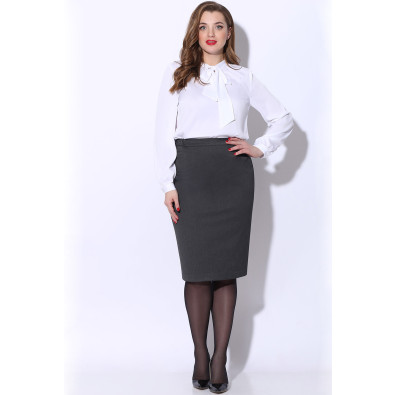 Spódnica LeNata 12988 szara